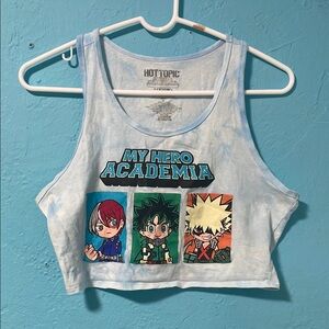 Hot Topic My Hero Academia Light Blue Tank Top